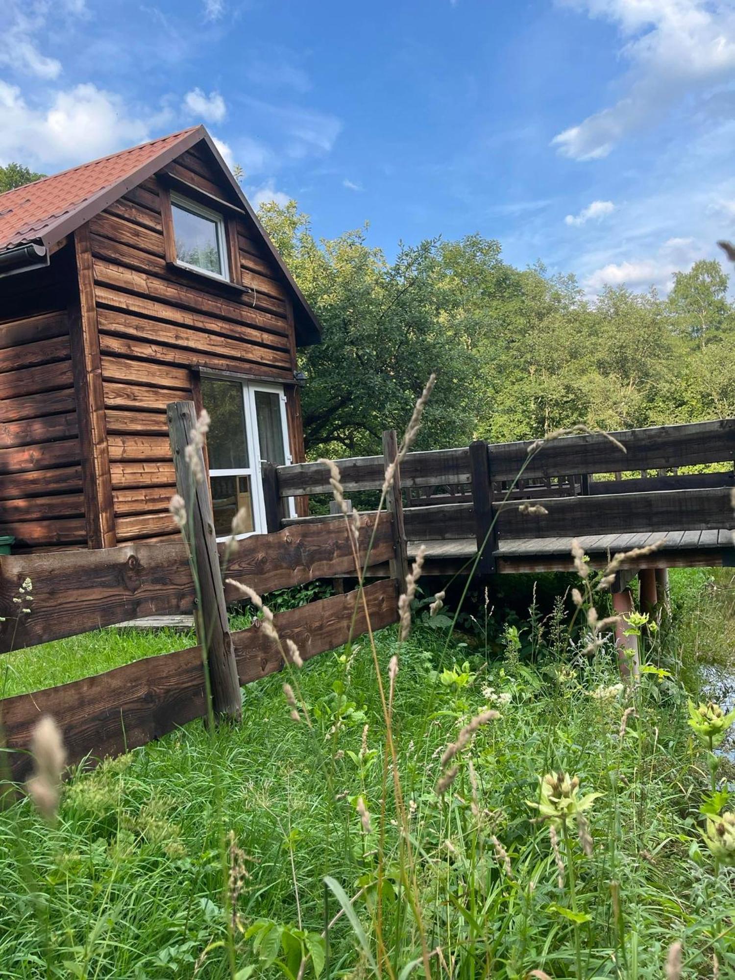 Pod Dobrym Adresem- Domek Nad Stawem Cisna Luaran gambar